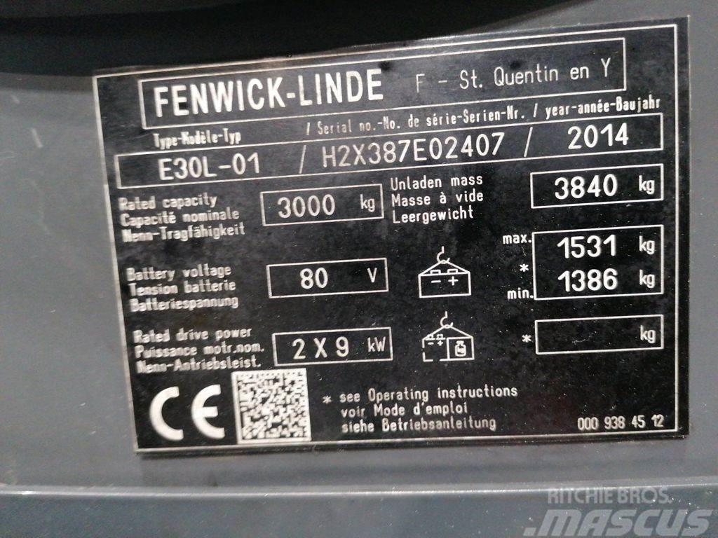 Linde E30L-01 Elektrische heftrucks