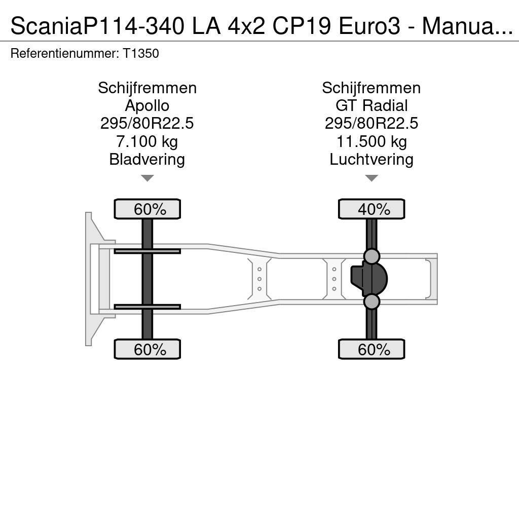 Scania P114-340 LA 4x2 CP19 Euro3 - Manual - Side Skirts Trekkers