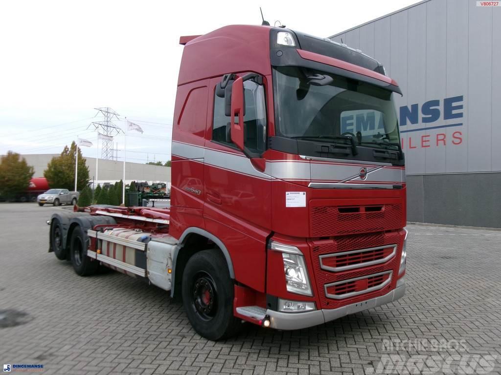 Volvo FH 540 6X2 Euro 6 container hook 21 t Vrachtwagen met containersysteem