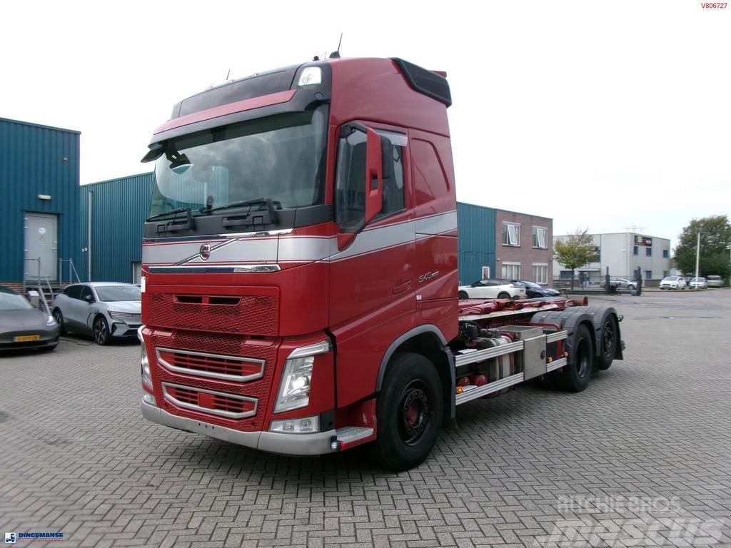 Volvo FH 540 6X2 Euro 6 container hook 21 t Vrachtwagen met containersysteem
