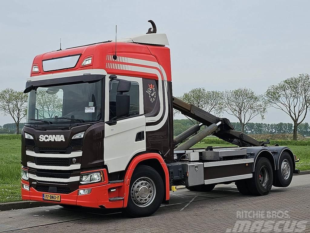 Scania G450 6x2 nb vdl hooklift Vrachtwagen met containersysteem