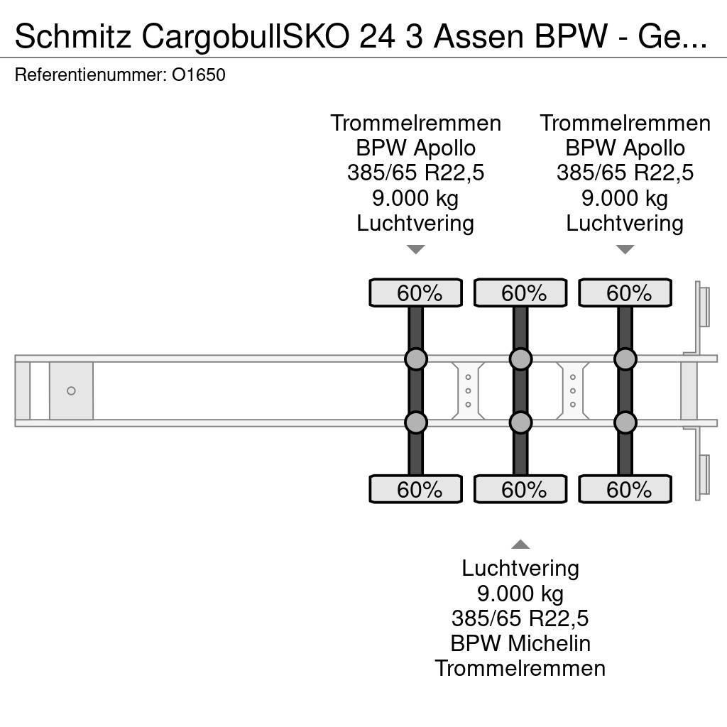 Schmitz Cargobull SKO 24 3 Assen BPW - Gesloten Opbouw - Gegalvanise Gesloten opleggers