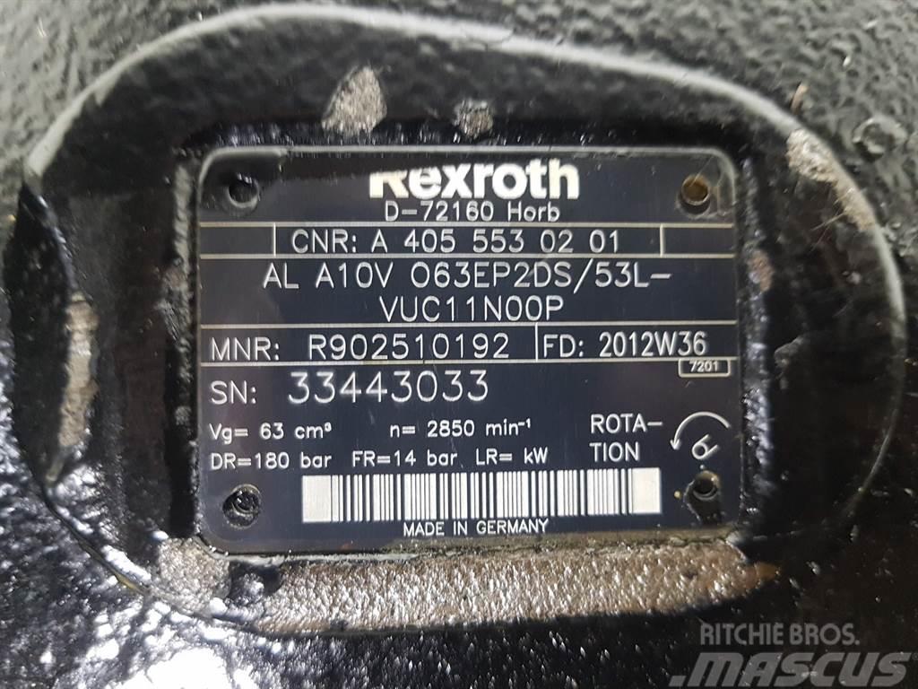 Rexroth ALA10VO63EP2DS/53L - Load sensing pump Hydraulics