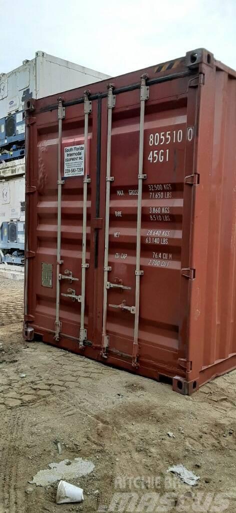 CIMC 40 FOOT HIGH CUBE USED SHIPPING CONTAINER Opslag containers