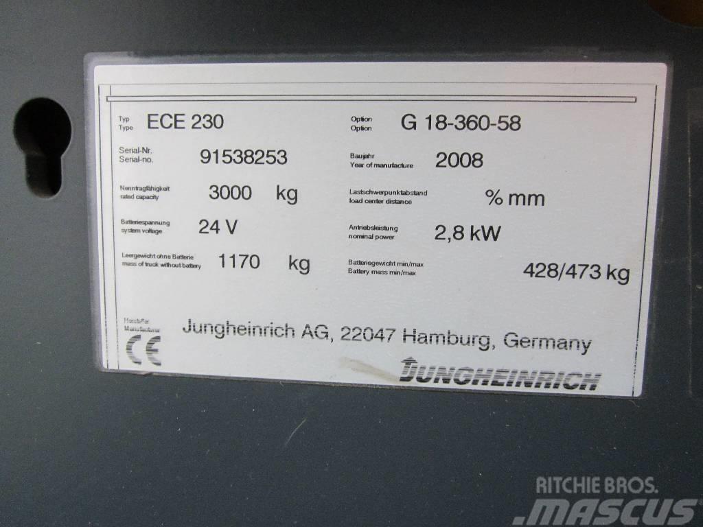 Jungheinrich ECE230 Elektrische heftrucks