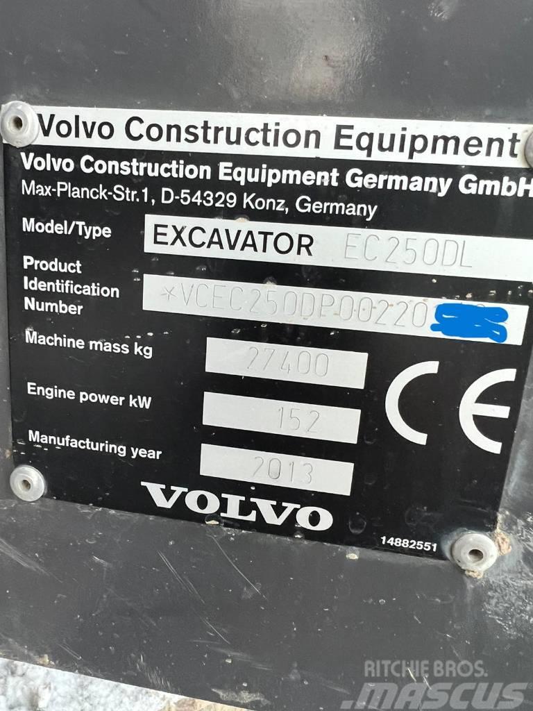 Volvo EC 250 D L Rupsgraafmachines