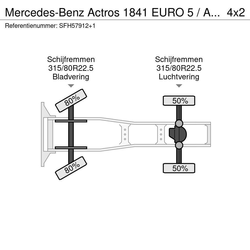 Mercedes-Benz Actros 1841 EURO 5 / AIRCO Trekkers