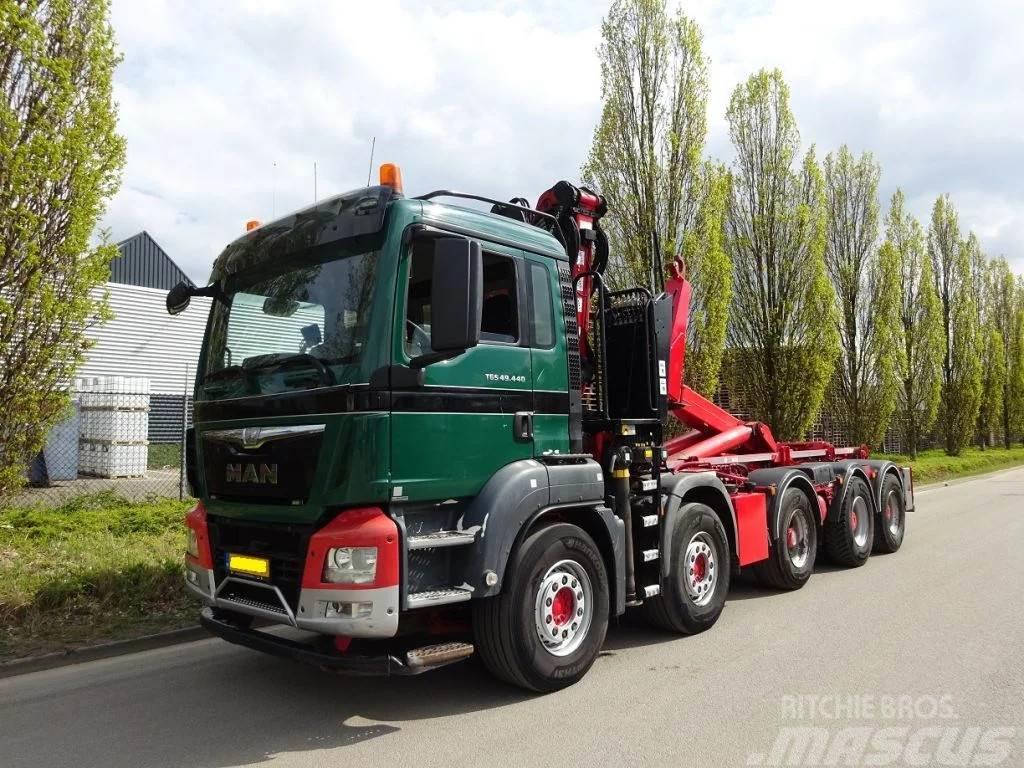 MAN TGS 49.440 10X4 / EURO 6 / HAAKSYSTEEM VDL 30 TONS Vrachtwagen met containersysteem