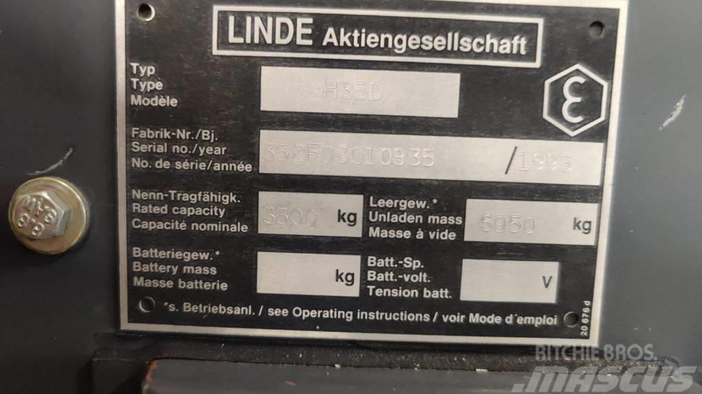 Linde H35D Diesel heftrucks