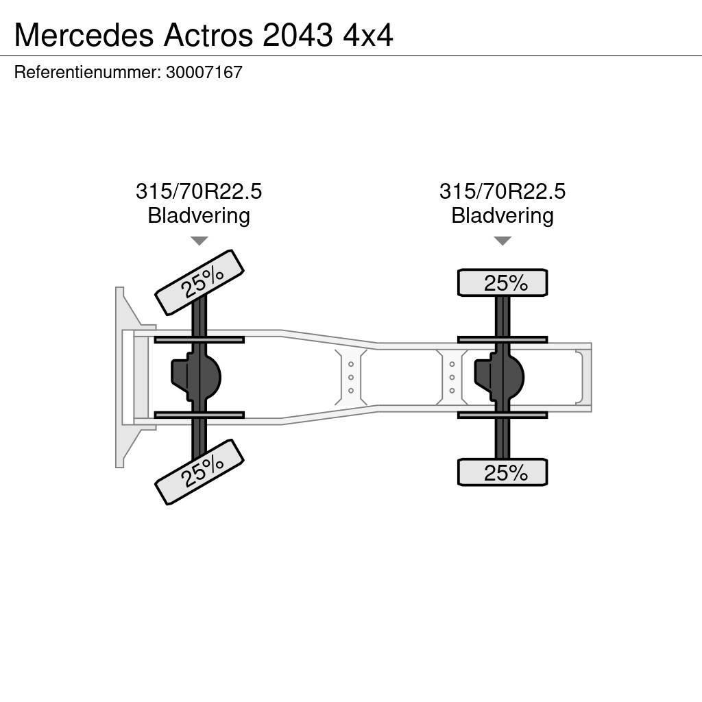 Mercedes-Benz Actros 2043 4x4 Trekkers