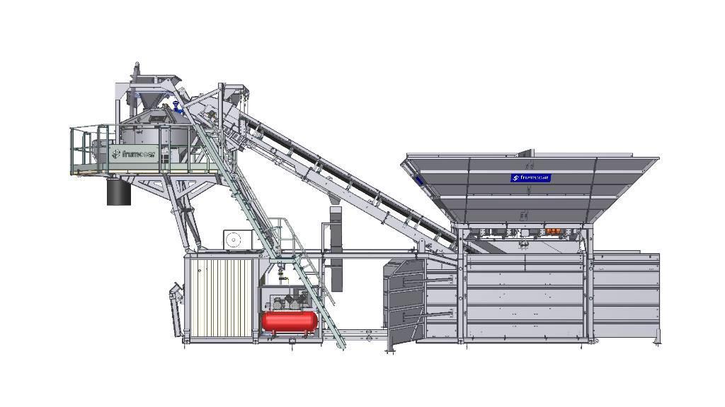 Frumecar EBA - mobiele betoncentrale 30 - 70 m³/uur Menginstallaties