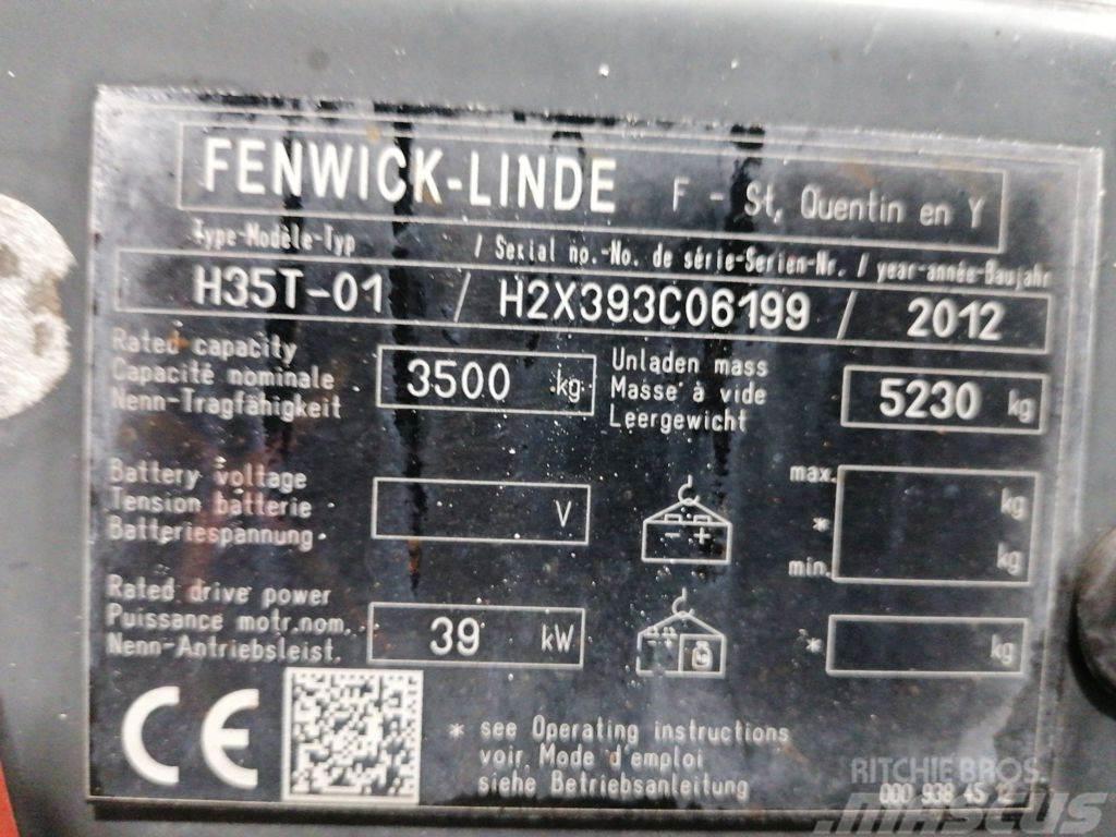 Linde H35T-01 LPG heftrucks