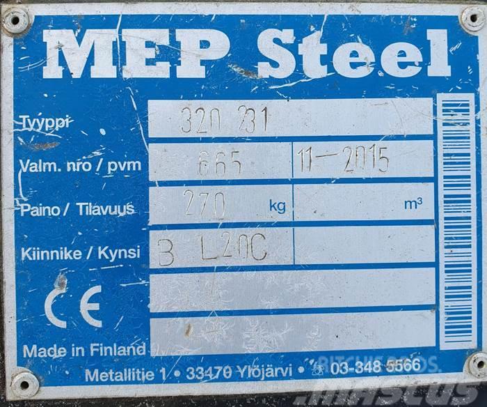  MEP Steel BRETEC L20C ISKUVASARAN KIINNIKELEVY NTP Snelkoppelingen