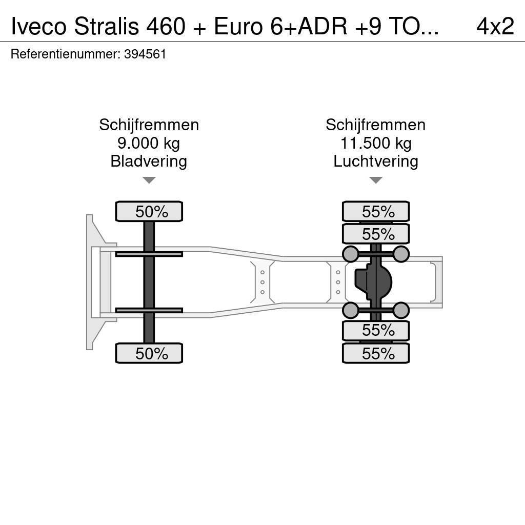 Iveco Stralis 460 + Euro 6+ADR +9 TONS VOORAS Trekkers