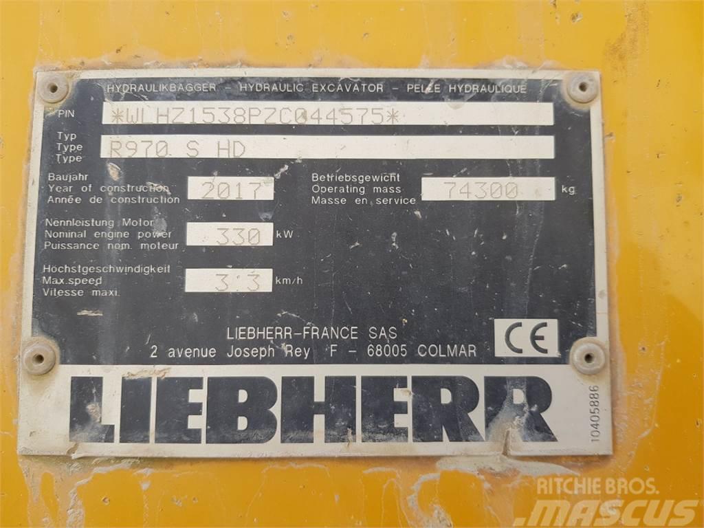 Liebherr R970 S HD Rupsgraafmachines