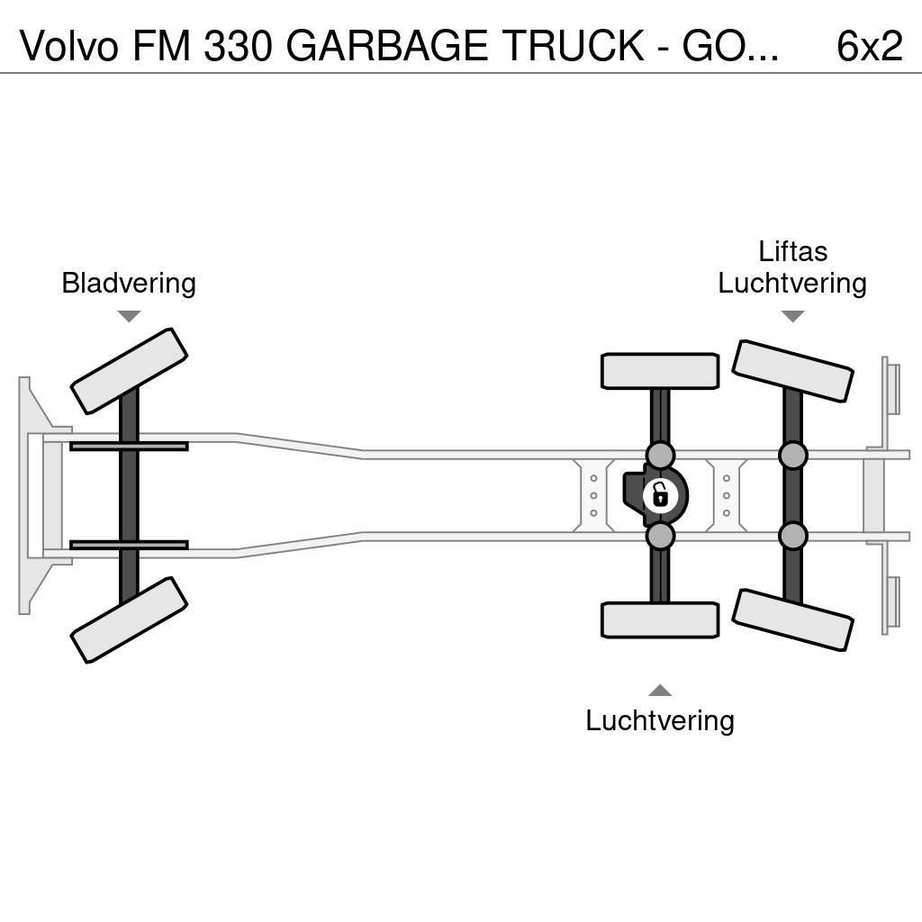 Volvo FM 330 GARBAGE TRUCK - GOOD WORKING CONDITION (!) Vuilniswagens