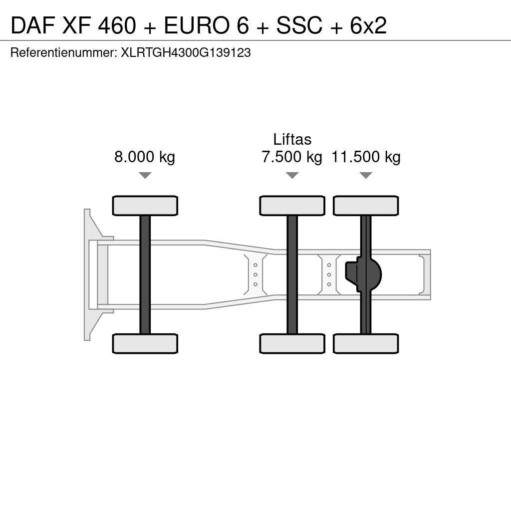 DAF XF 460 + EURO 6 + SSC + 6x2 Trekkers