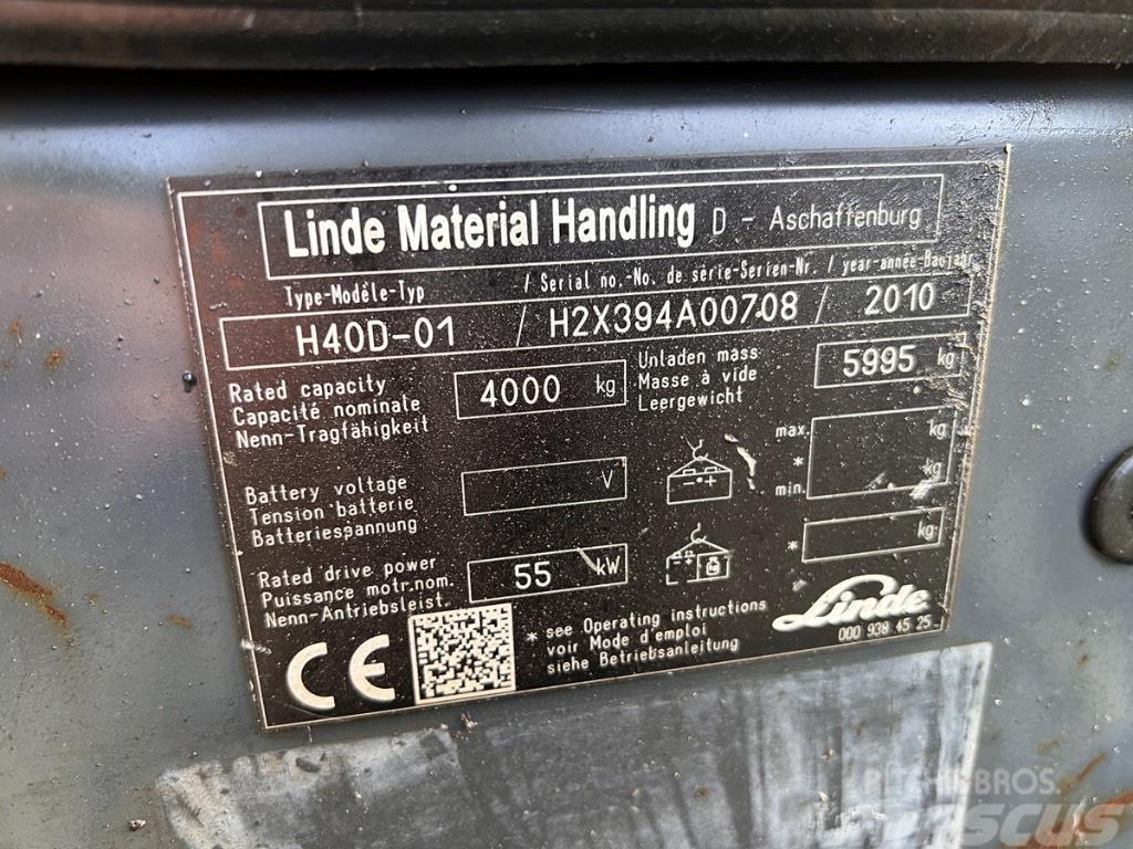 Linde H40D heftruck Diesel heftrucks