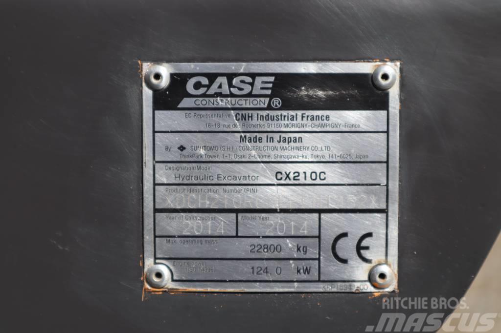 CASE CX 210 C Rupsgraafmachines