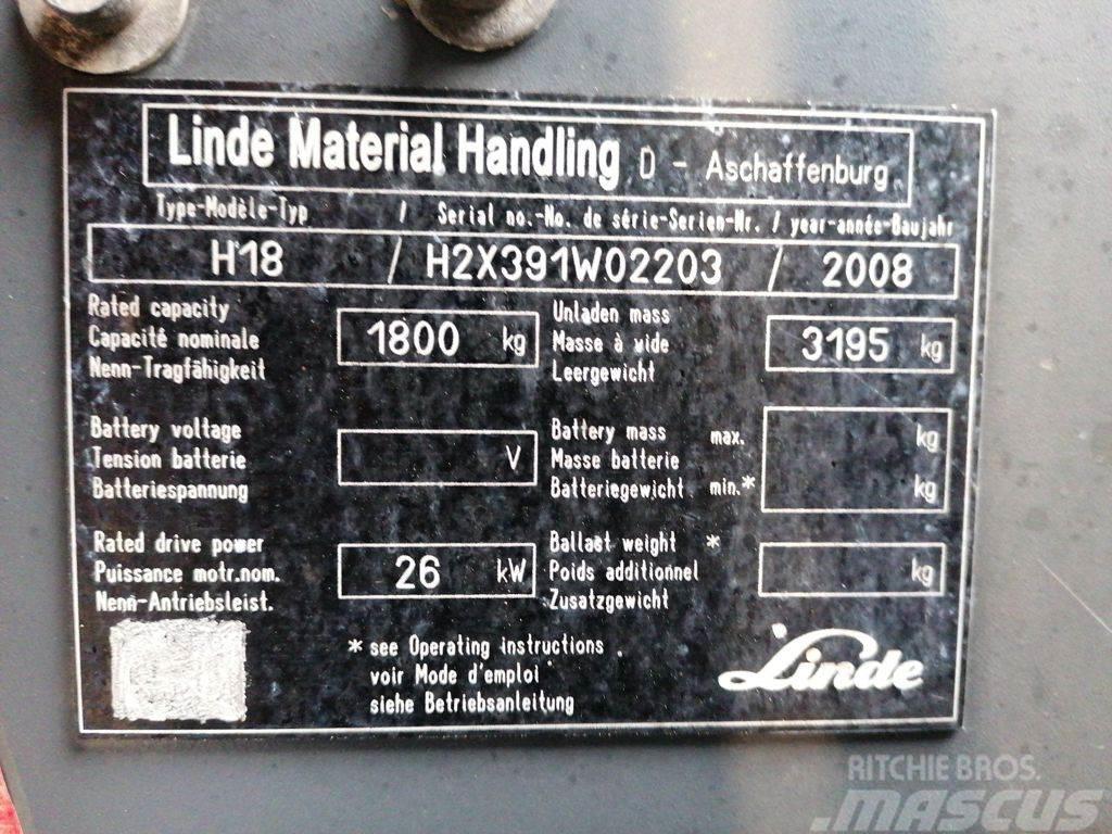 Linde H18D Diesel heftrucks