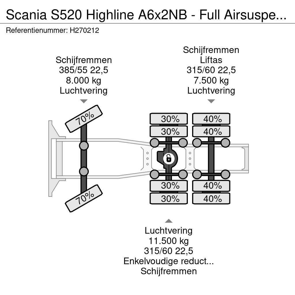 Scania S520 Highline A6x2NB - Full Airsuspension - Optiec Trekkers
