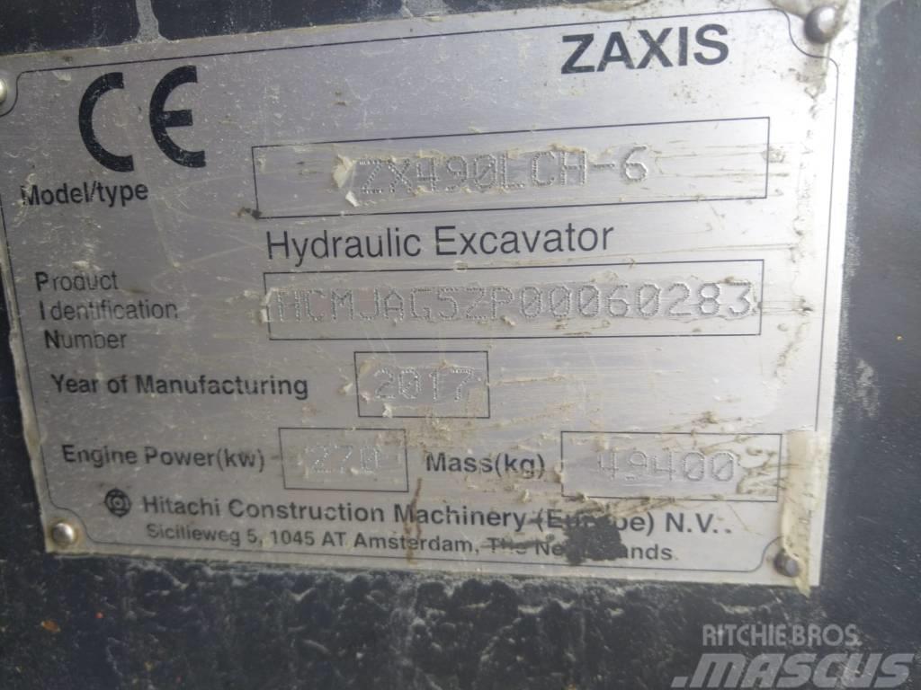 Hitachi ZX 490 LC H-6 Rupsgraafmachines