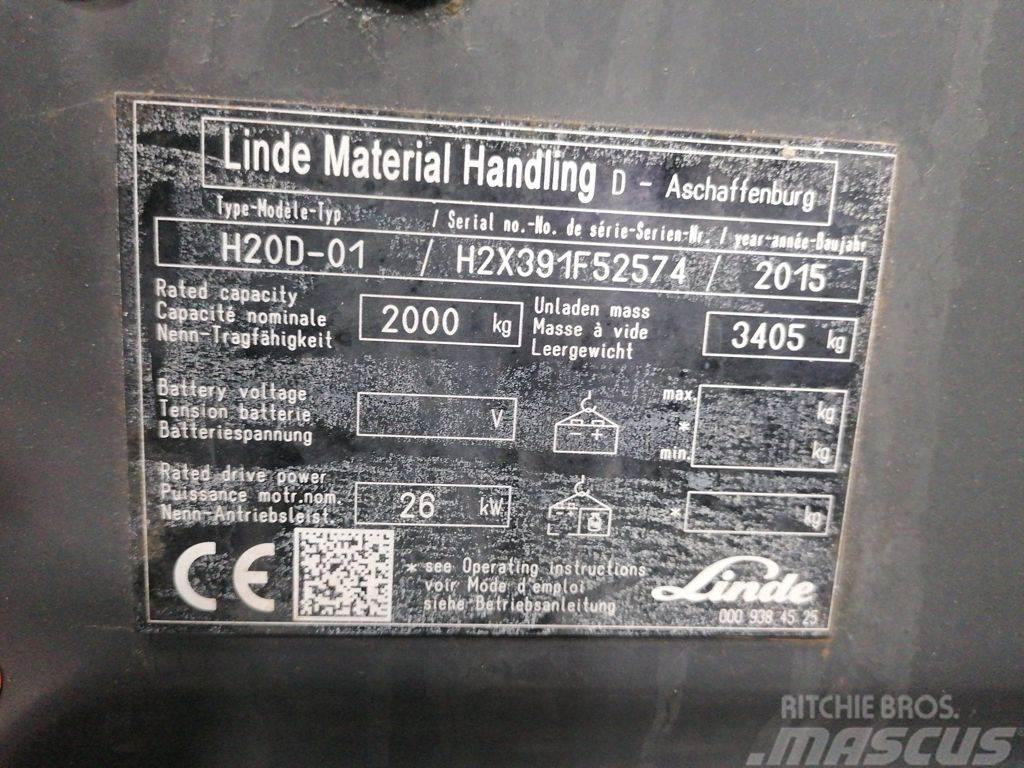 Linde H20D-01 Diesel heftrucks