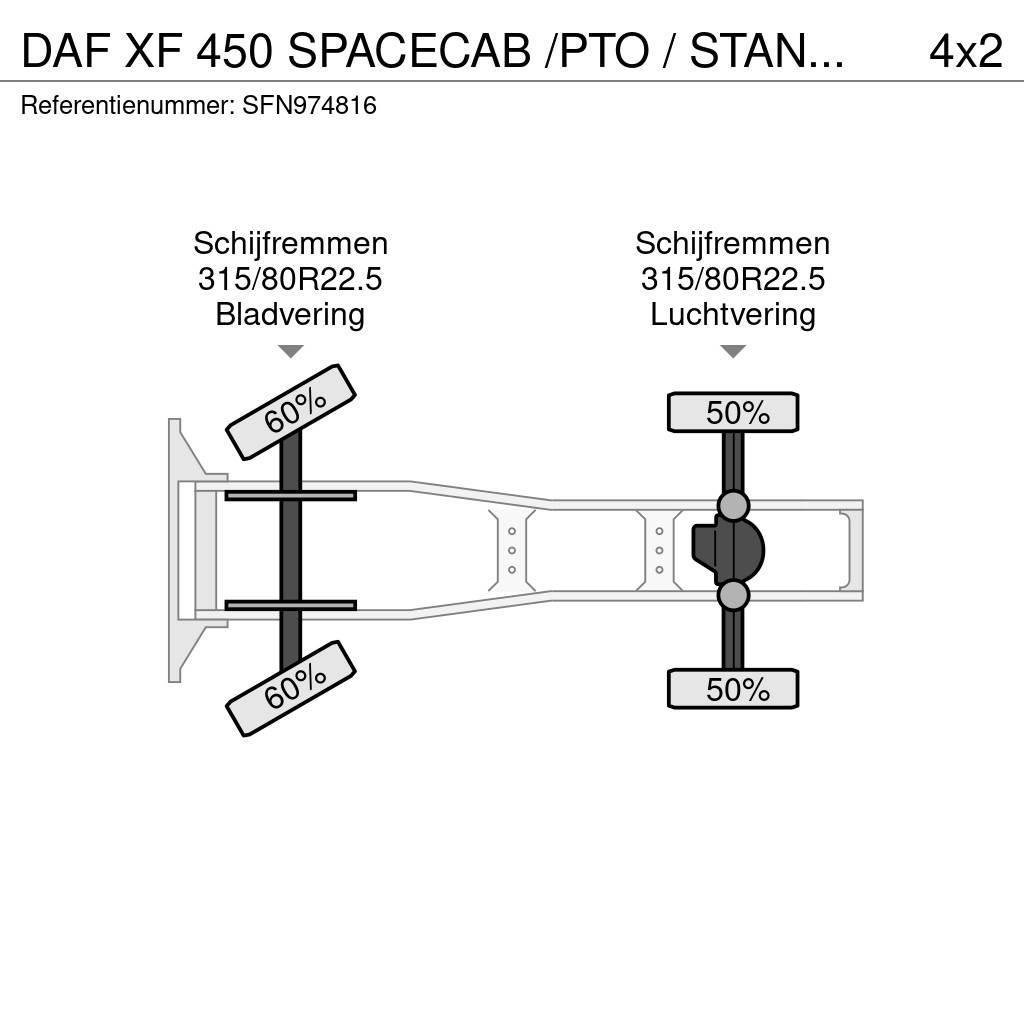 DAF XF 450 SPACECAB /PTO / STANDAIRCO Trekkers
