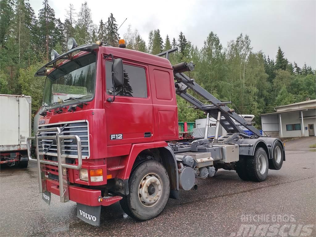 Volvo F12 6x2 vaijerilaite Containertrucks met kabelsysteem
