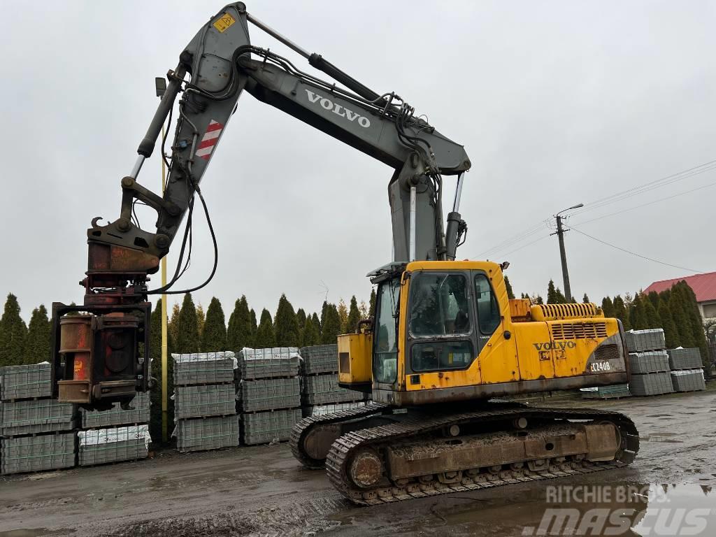 Movax SPH 80 Pille wibratory hammer + Volvo Ec240 Rupsgraafmachines
