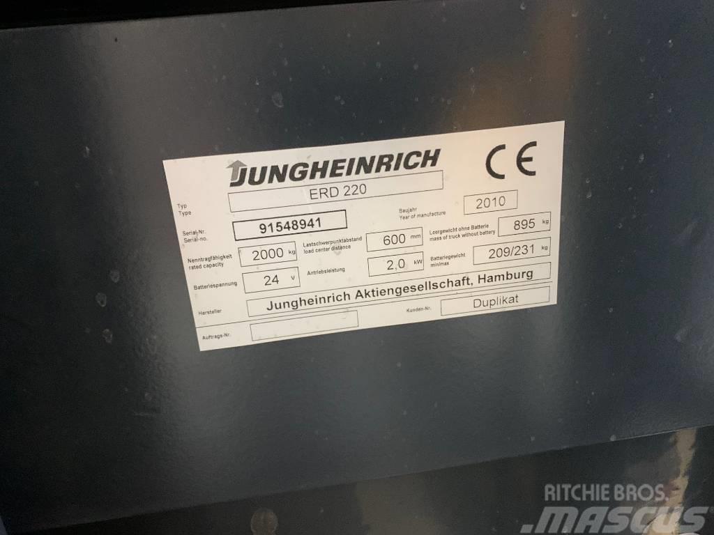 Jungheinrich ERD 220 PF Stapelaar meeloop