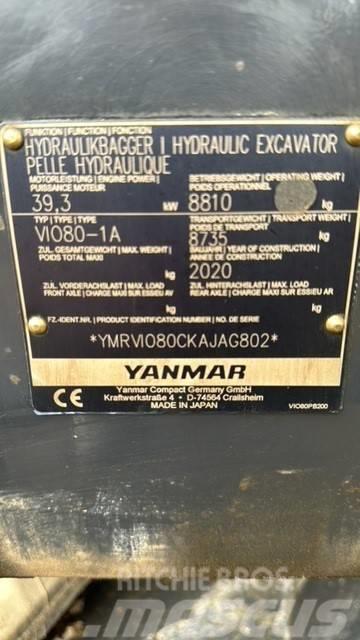 Yanmar Vio 80-1A Tilt Rotator Midigraafmachines 7t - 12t