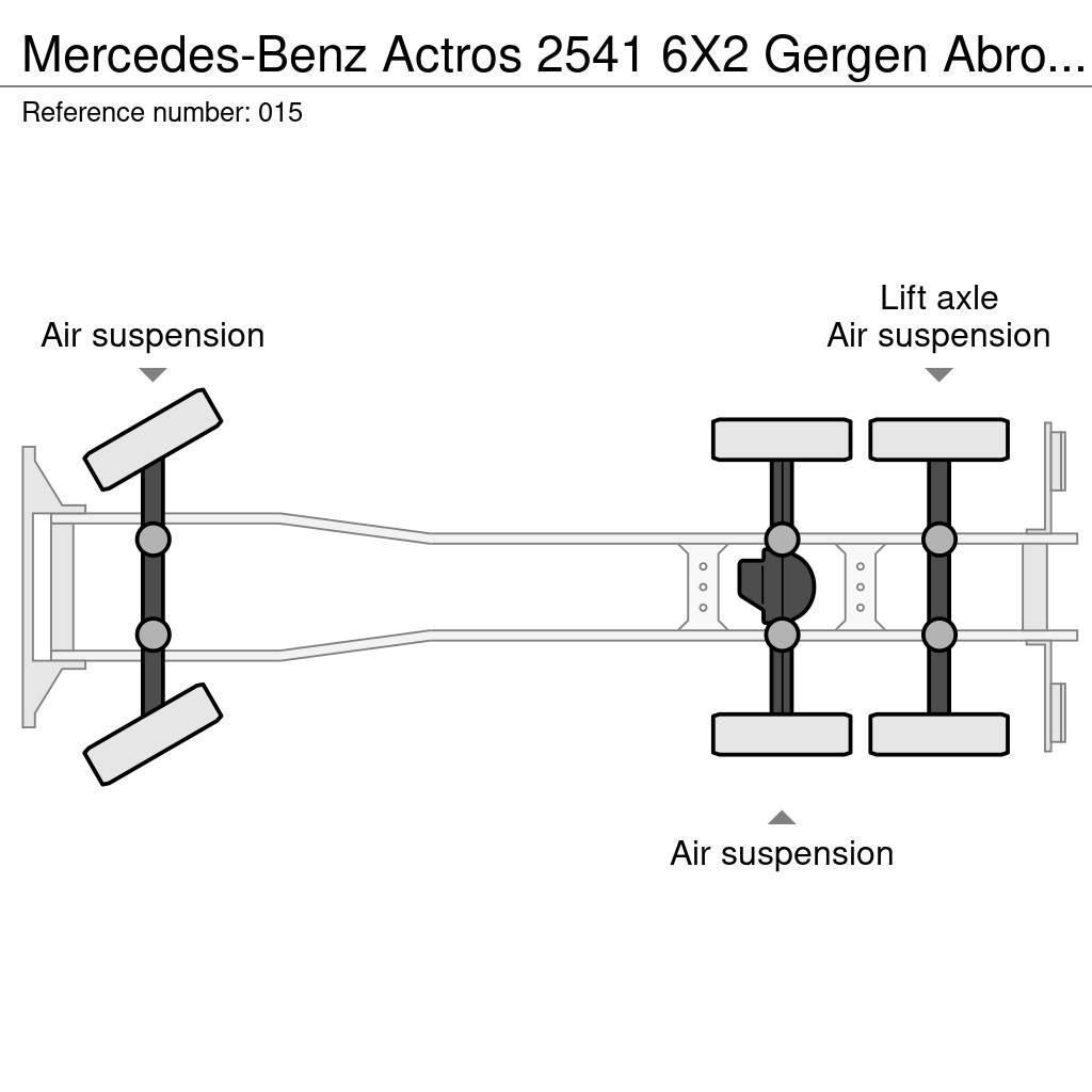 Mercedes-Benz Actros 2541 6X2 Gergen Abroll/Lenkachse/E5 EEV Vrachtwagen met containersysteem