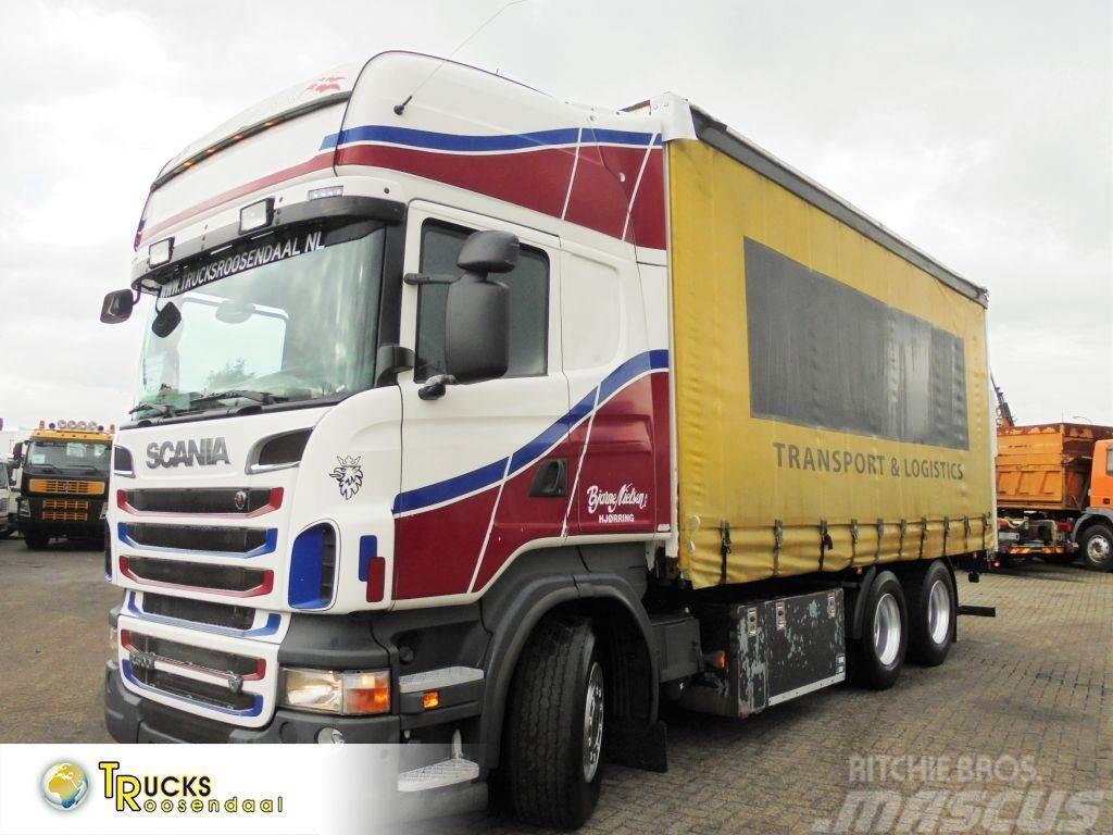 Scania R500 V8 + Euro 5 + Retarder + Lift + 6x2 Schuifzeilopbouw