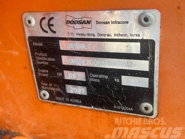 Doosan DX 180 LC Rupsgraafmachines