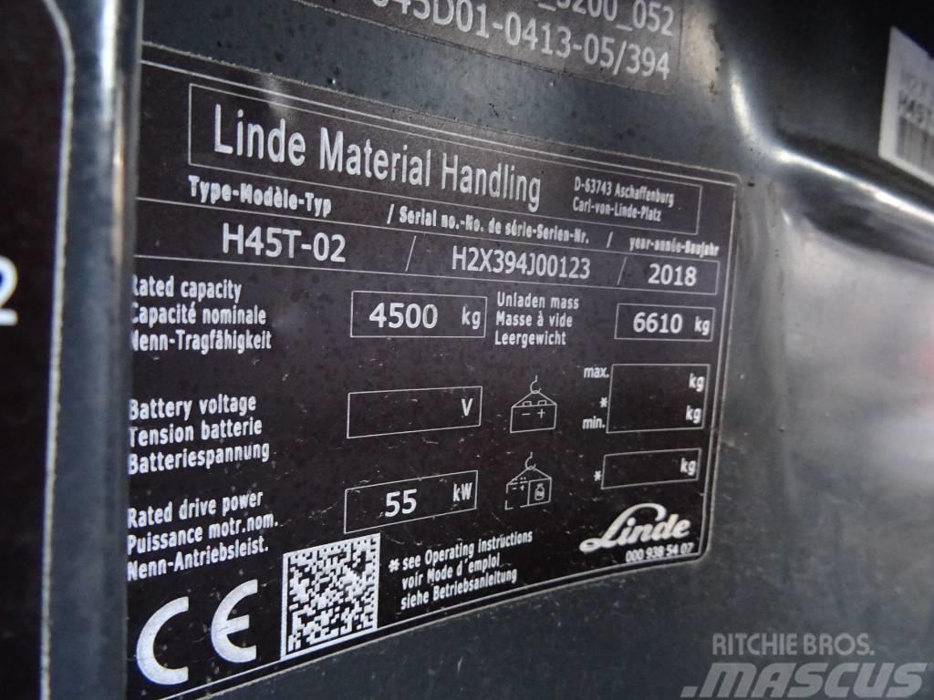 Linde H45T-02 Diesel heftrucks