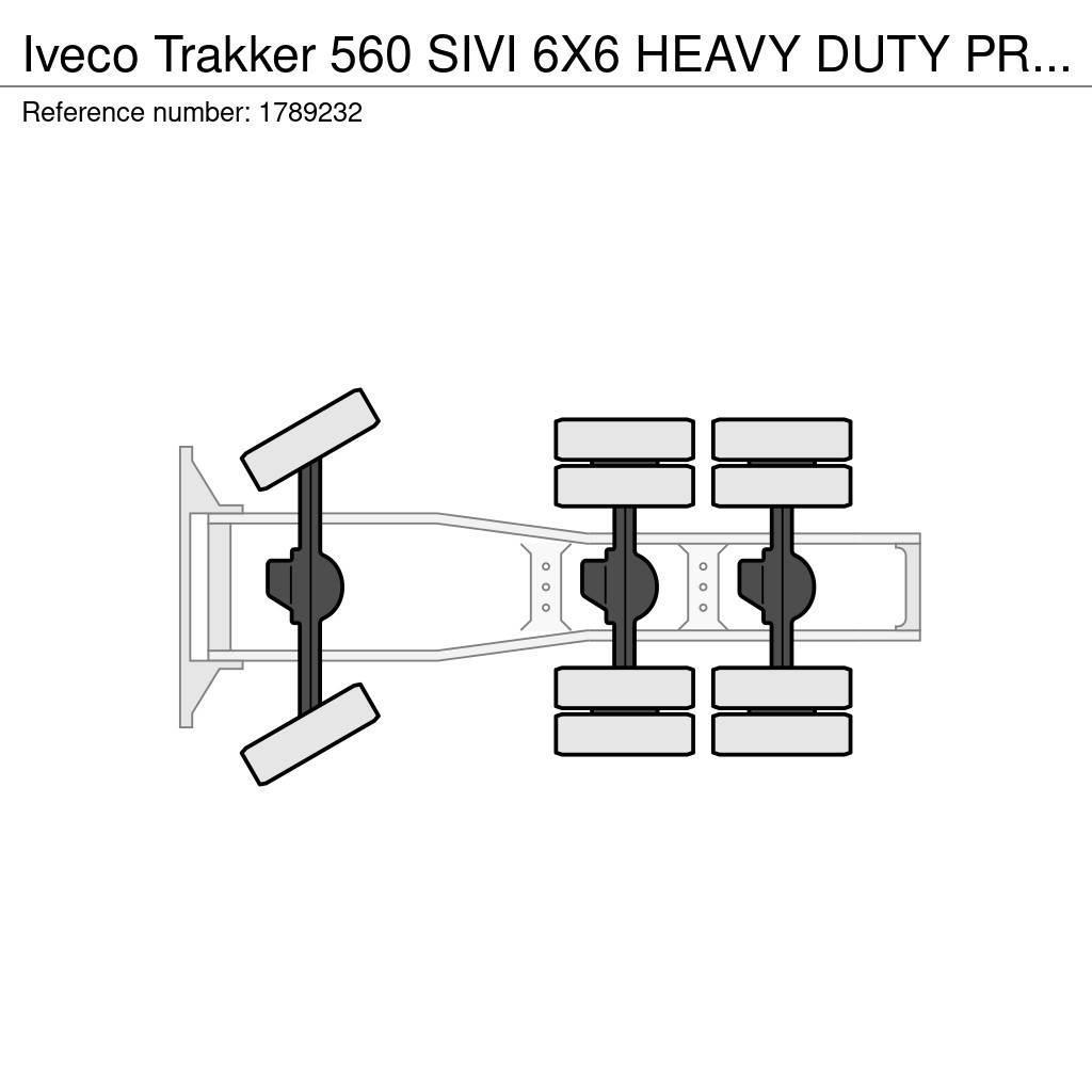 Iveco Trakker 560 SIVI 6X6 HEAVY DUTY PRIME MOVER 275 TO Trekkers