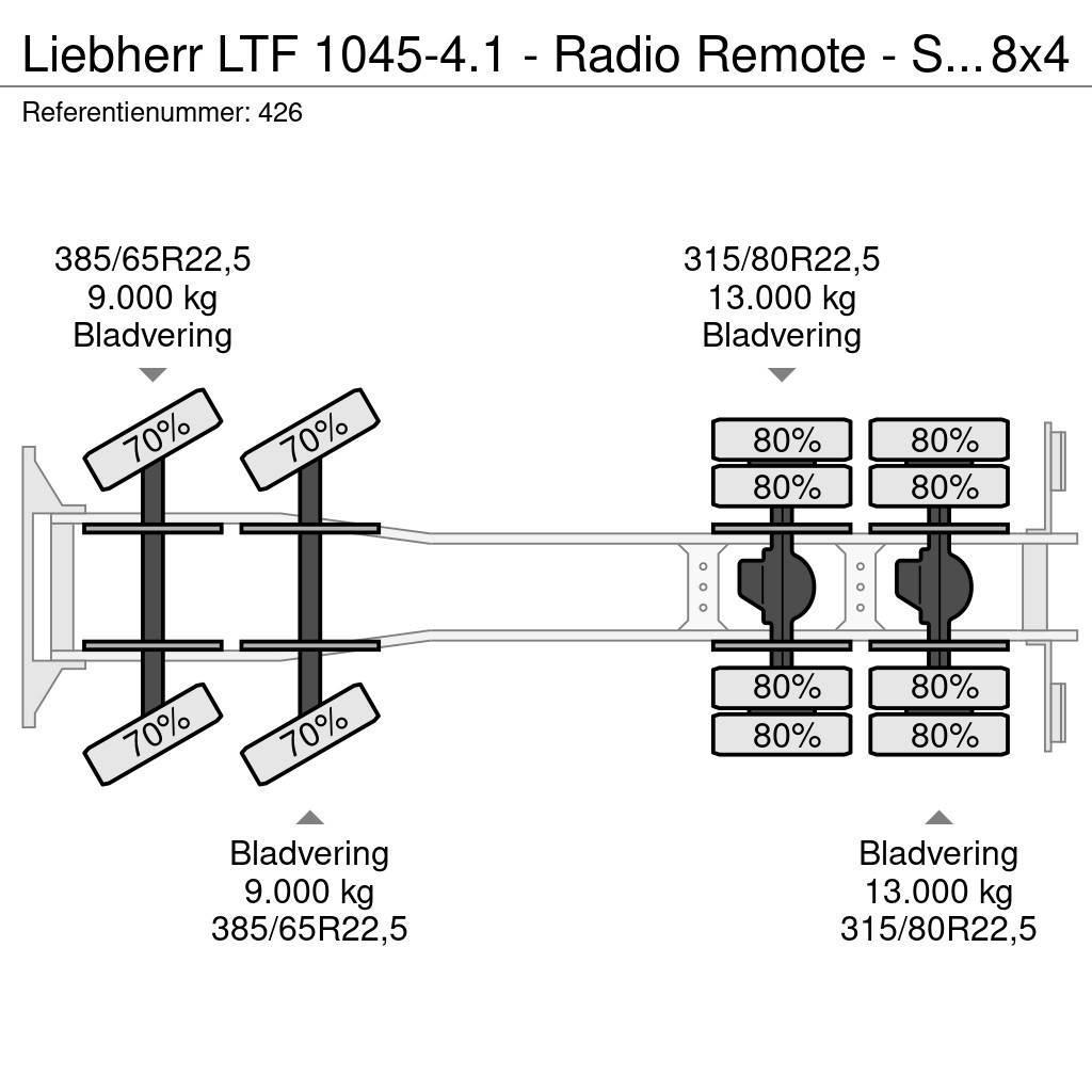 Liebherr LTF 1045-4.1 - Radio Remote - Scania P410 8x4 - Eu Kranen voor alle terreinen
