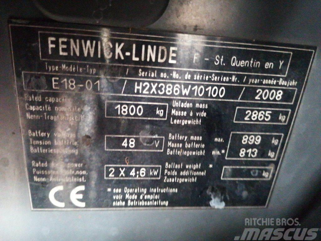 Linde E18-01 Elektrische heftrucks