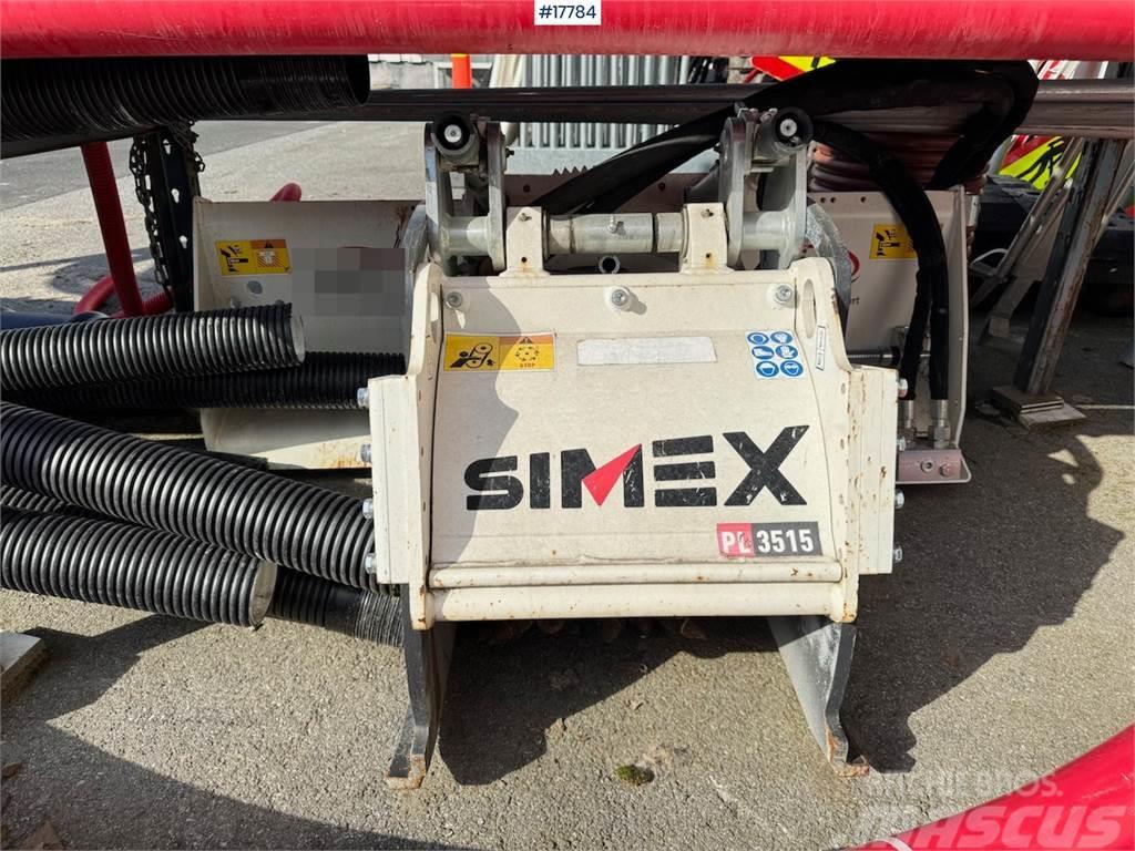 Simex PL3515 Asphalt cutter for wheel loader Overige componenten