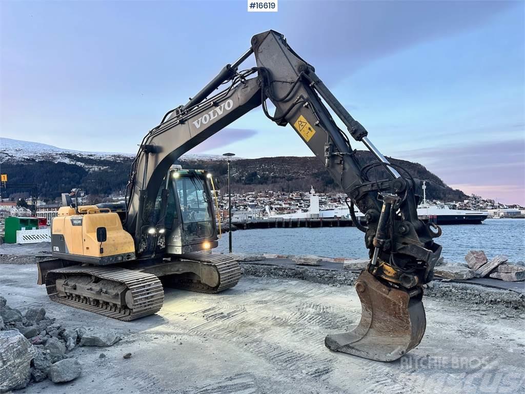 Volvo EC140DL Tracked excavator w/ Rototilt, Cleaning tr Rupsgraafmachines
