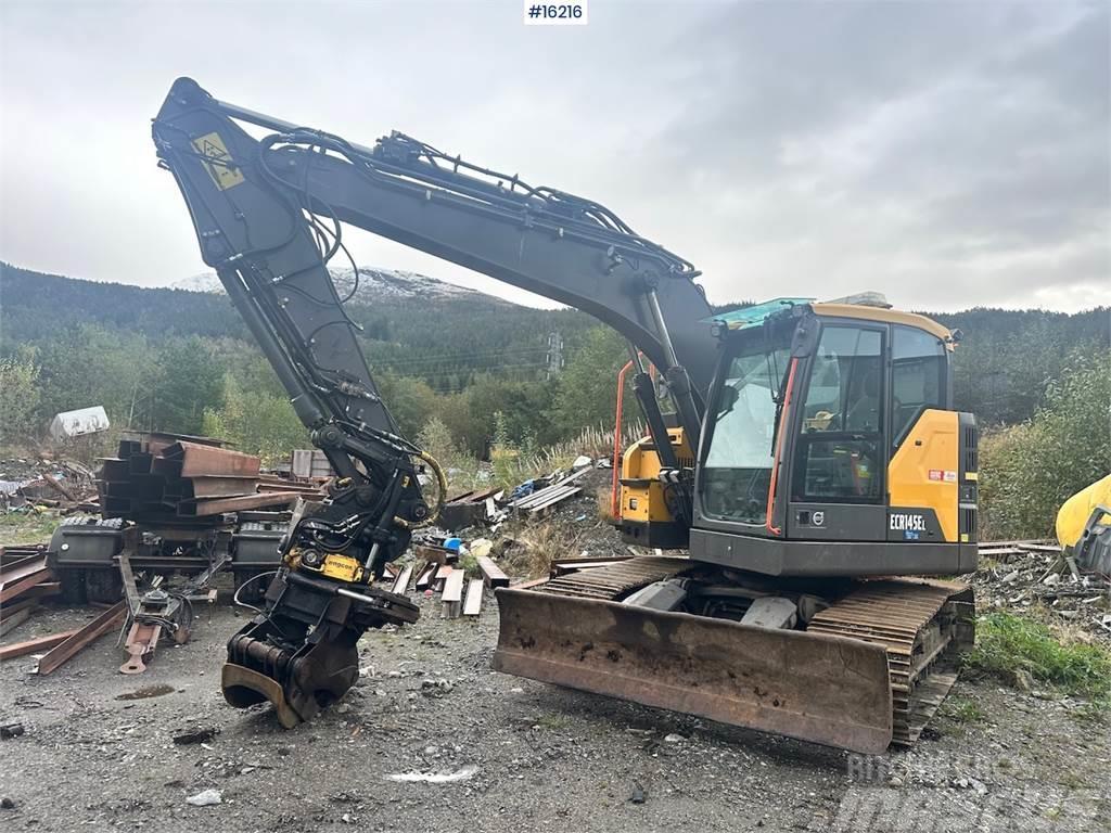 Volvo ECR145 Crawler Excavator w/ Rototilt w/ Grab and C Rupsgraafmachines