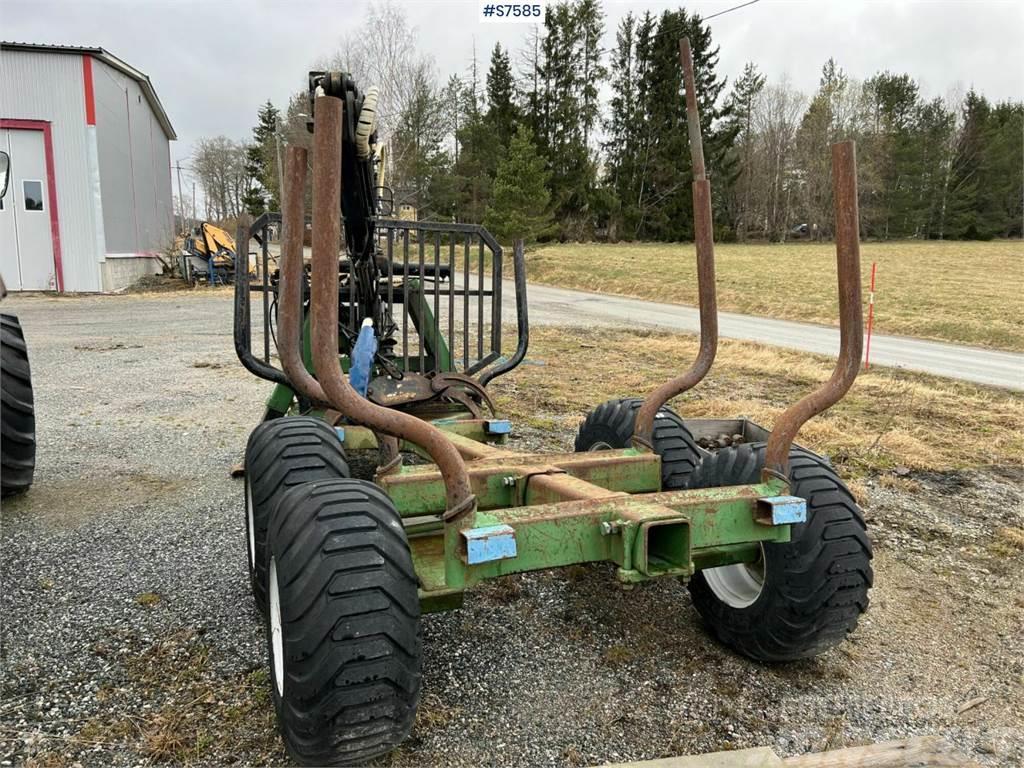 Farma CT 6,0-9 forestry trailer with crane Anders