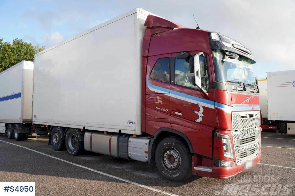 Volvo FH16 750 Box truck, SEE VIDEO Bakwagens met gesloten opbouw