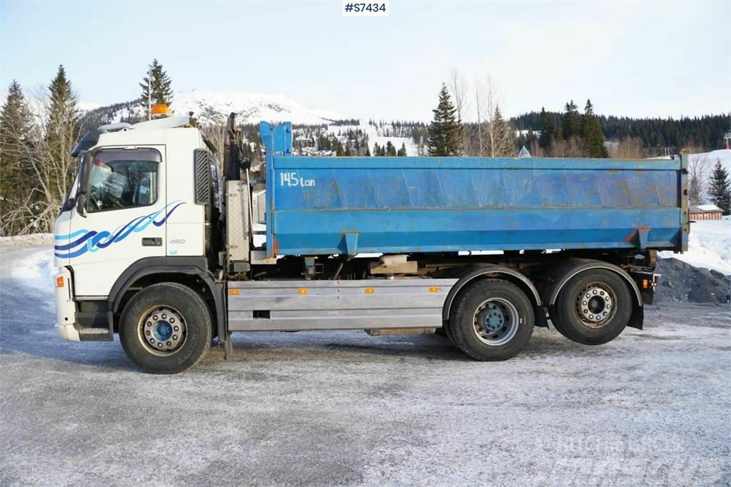 Volvo FM 480 6X2 Hook Truck, Tipper truck Vrachtwagen met containersysteem