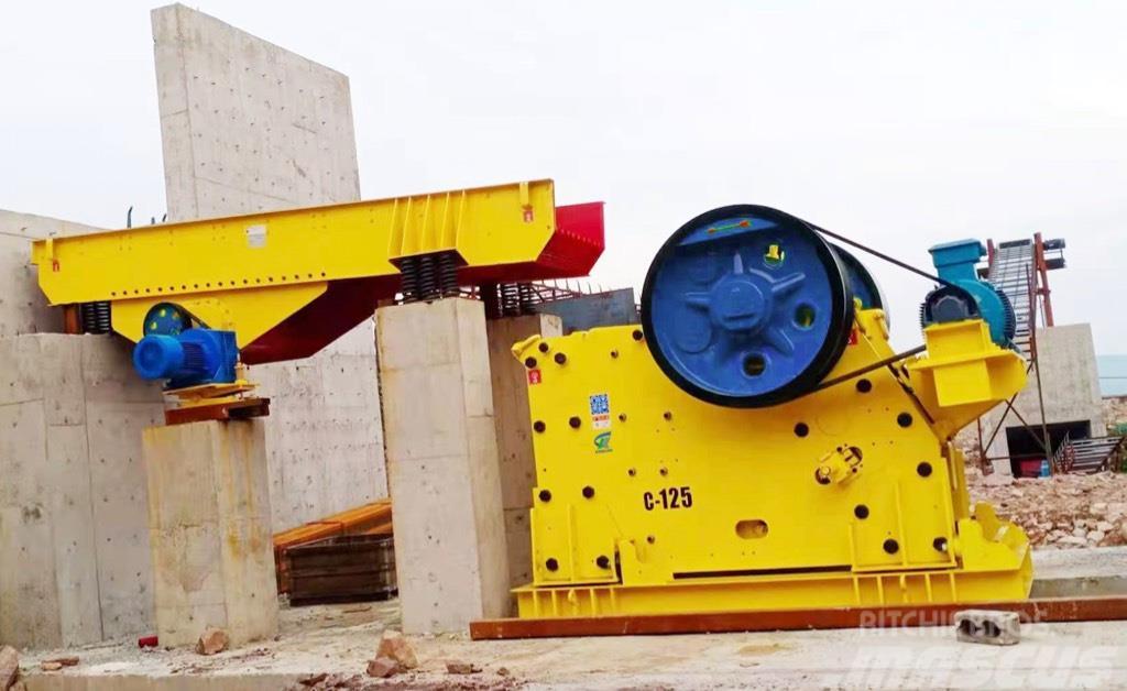 Kinglink C125 Primary Jaw Crusher for Riverstone Vergruizers
