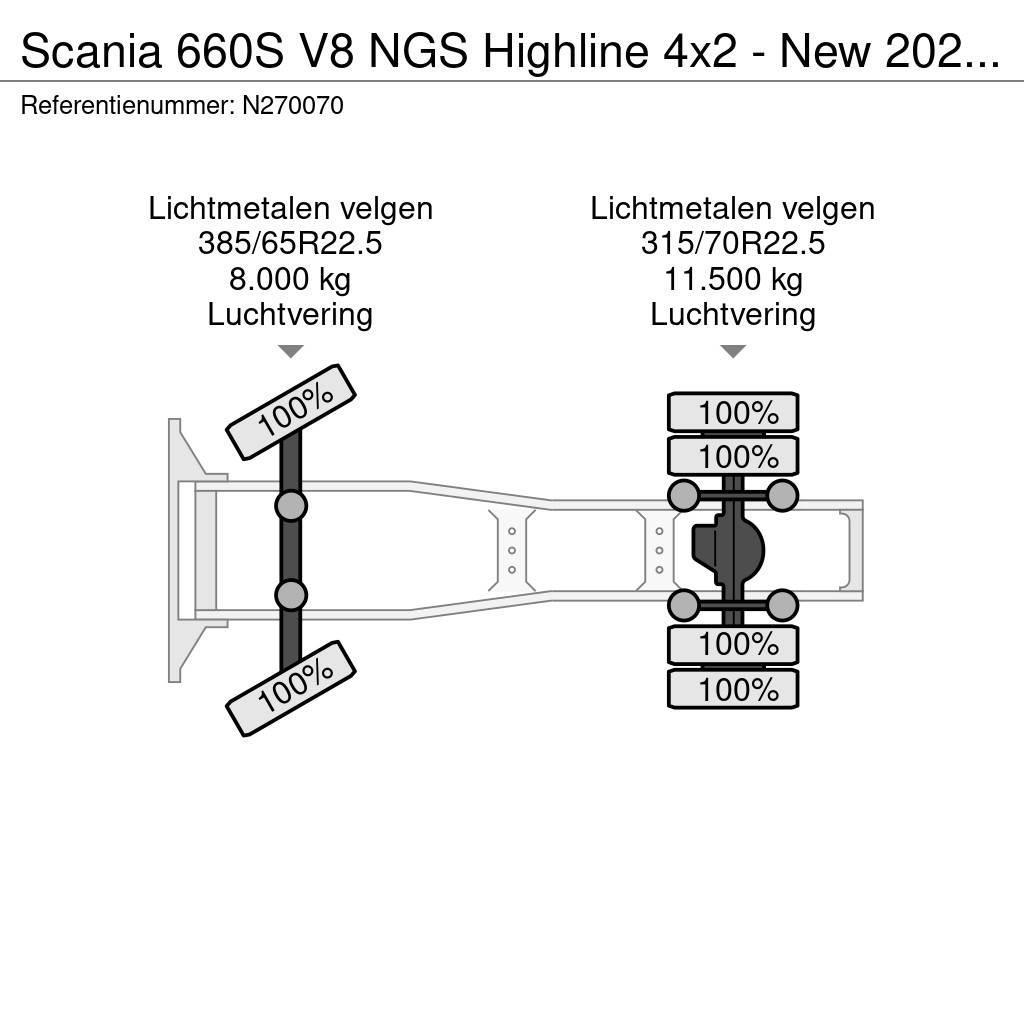 Scania 660S V8 NGS Highline 4x2 - New 2024 - Full spec - Trekkers