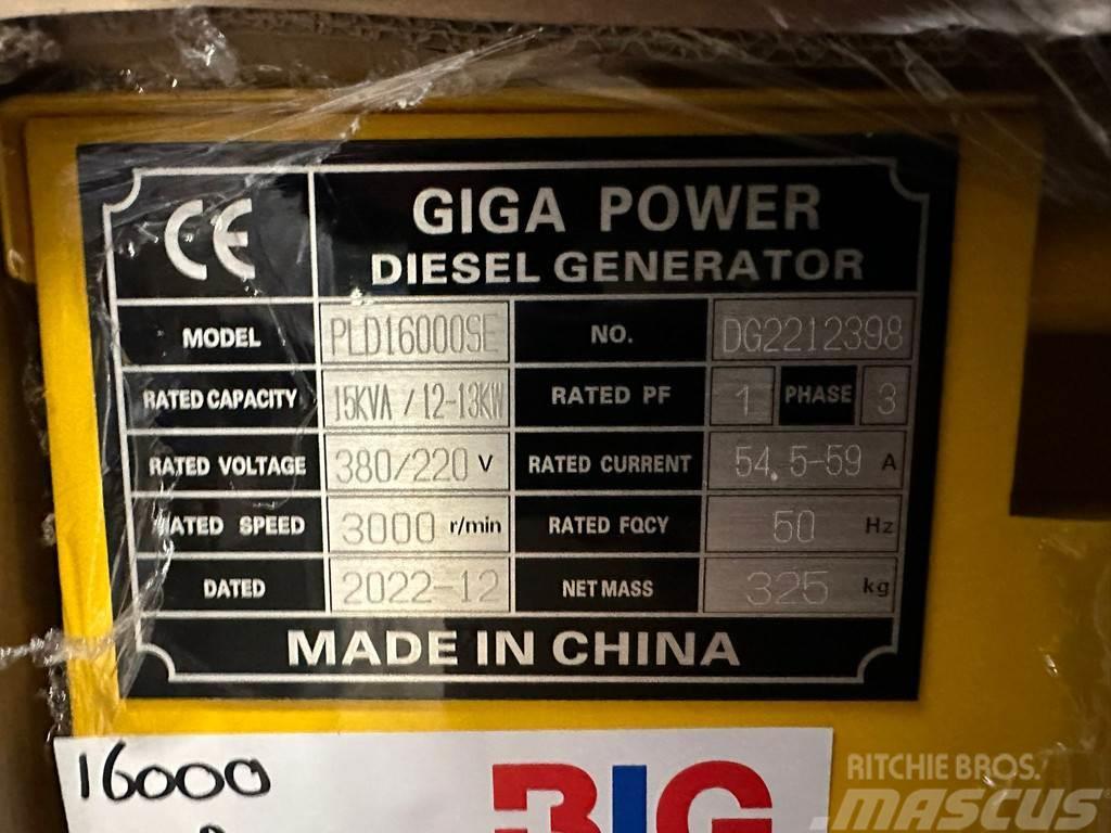  Giga power 15 kVA PLD16000SE silent generator set Overige generatoren