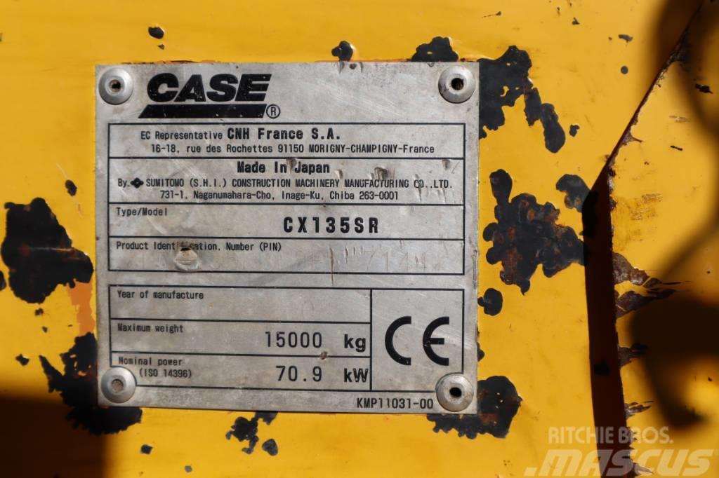 CASE CX 135 SR Crawler excavators