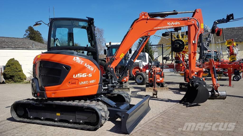 Kubota U56-5 Minigraafmachines < 7t